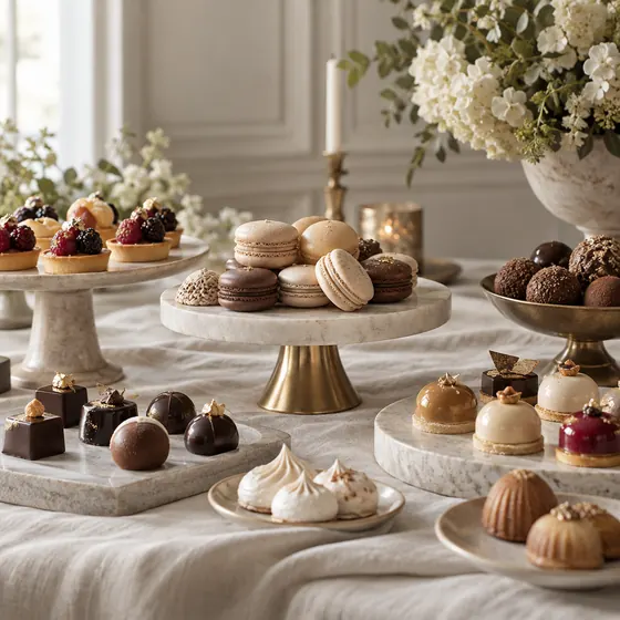 Mesa de doces finos